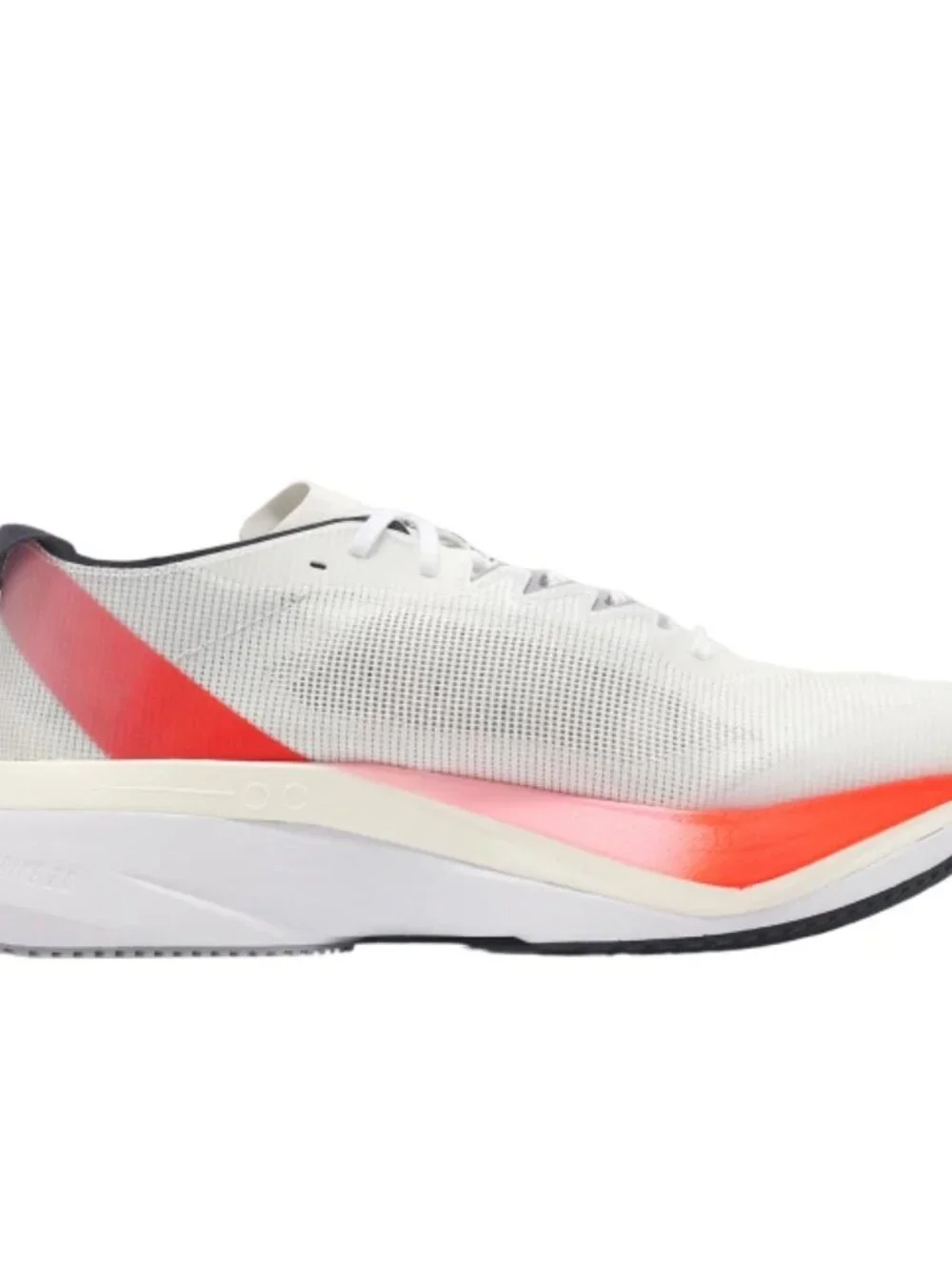 adidas Adizero Boston 12 M Unisex Running Shoes White Solor Red IF9210 NEW